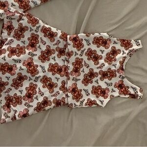 Gingerbread Print Kids Two Piece with Skorts Set - Disney